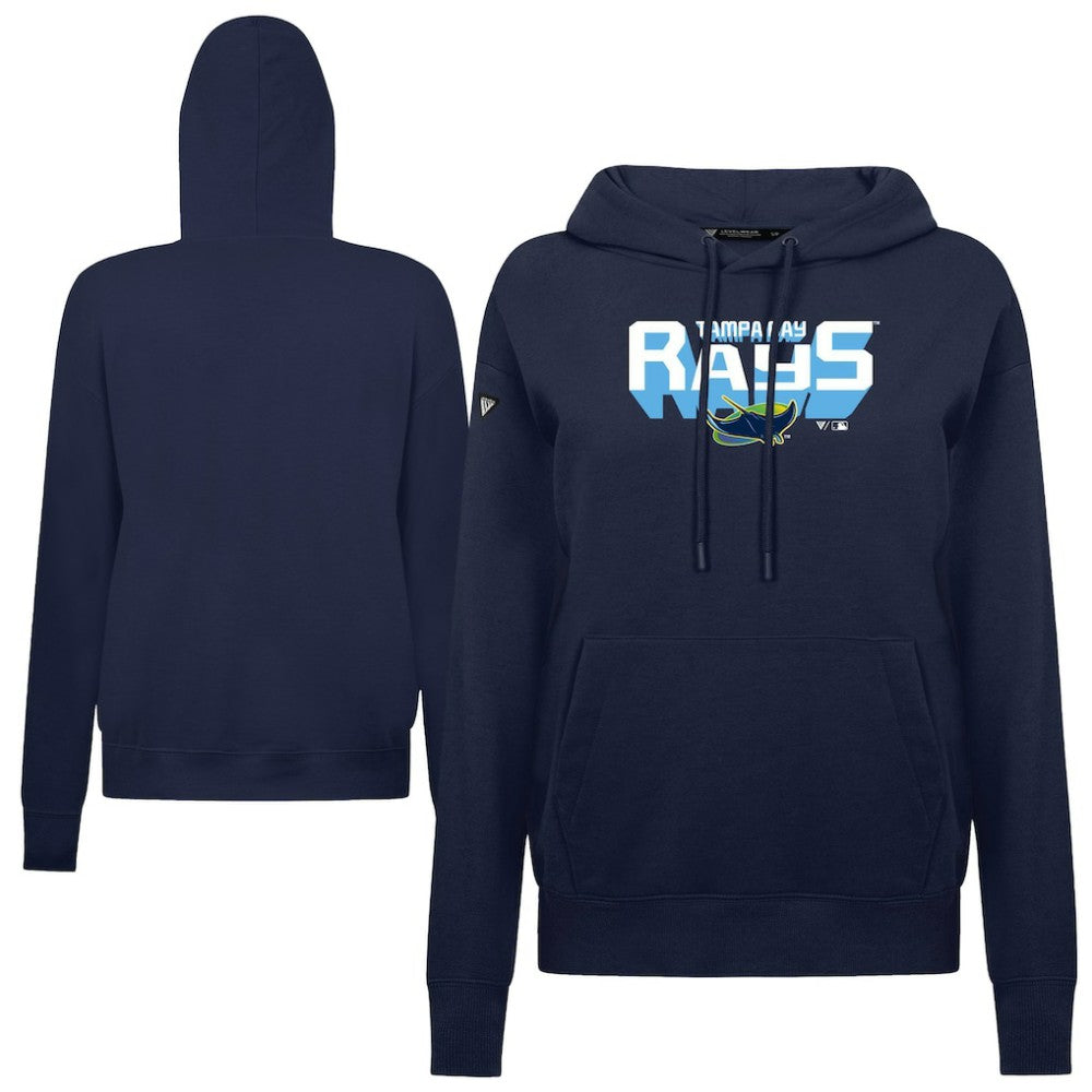 MLB Tampa Bay Rays Levelwear Women's Adorn Retro 3D Pullover Hoodie