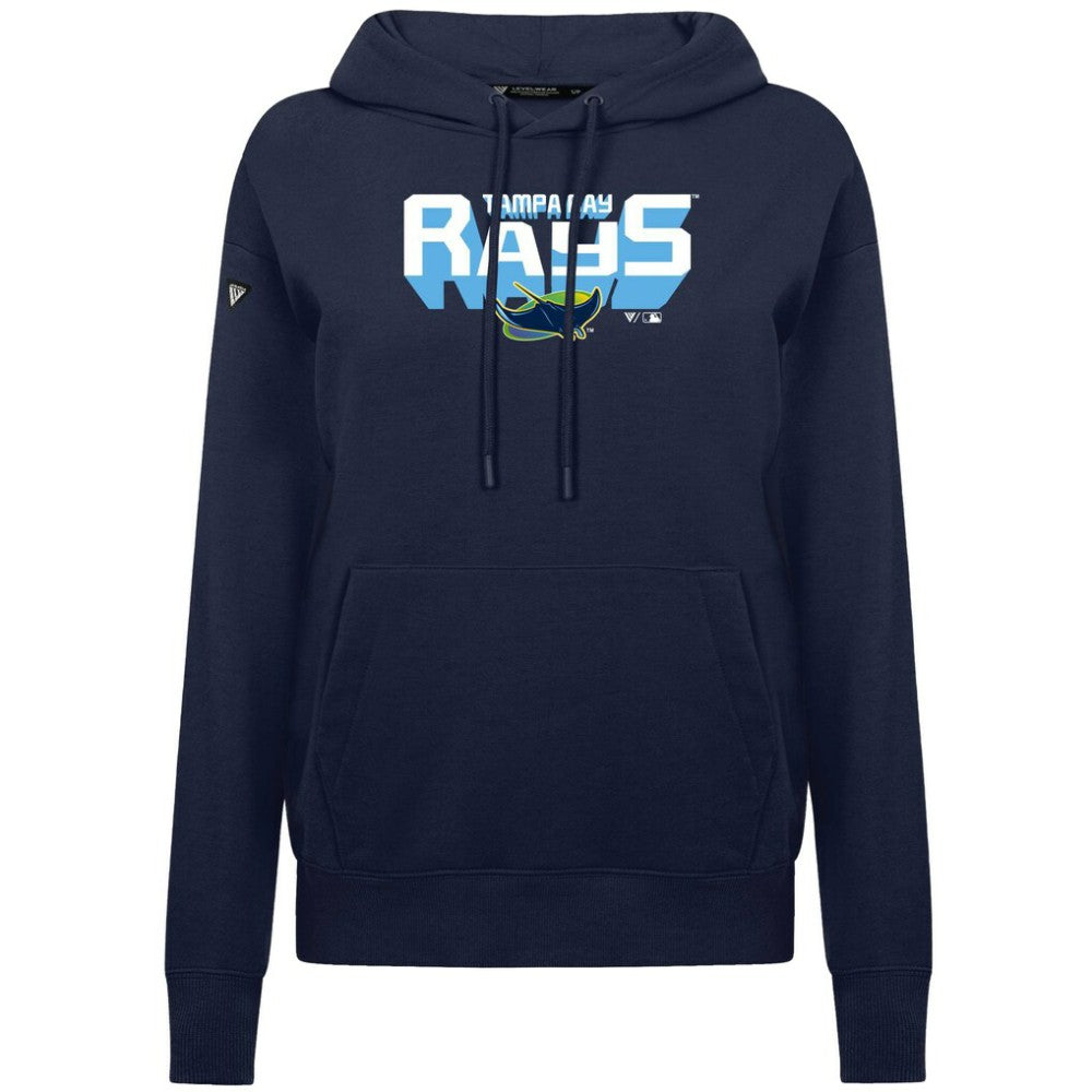 MLB Tampa Bay Rays Levelwear Women's Adorn Retro 3D Pullover Hoodie