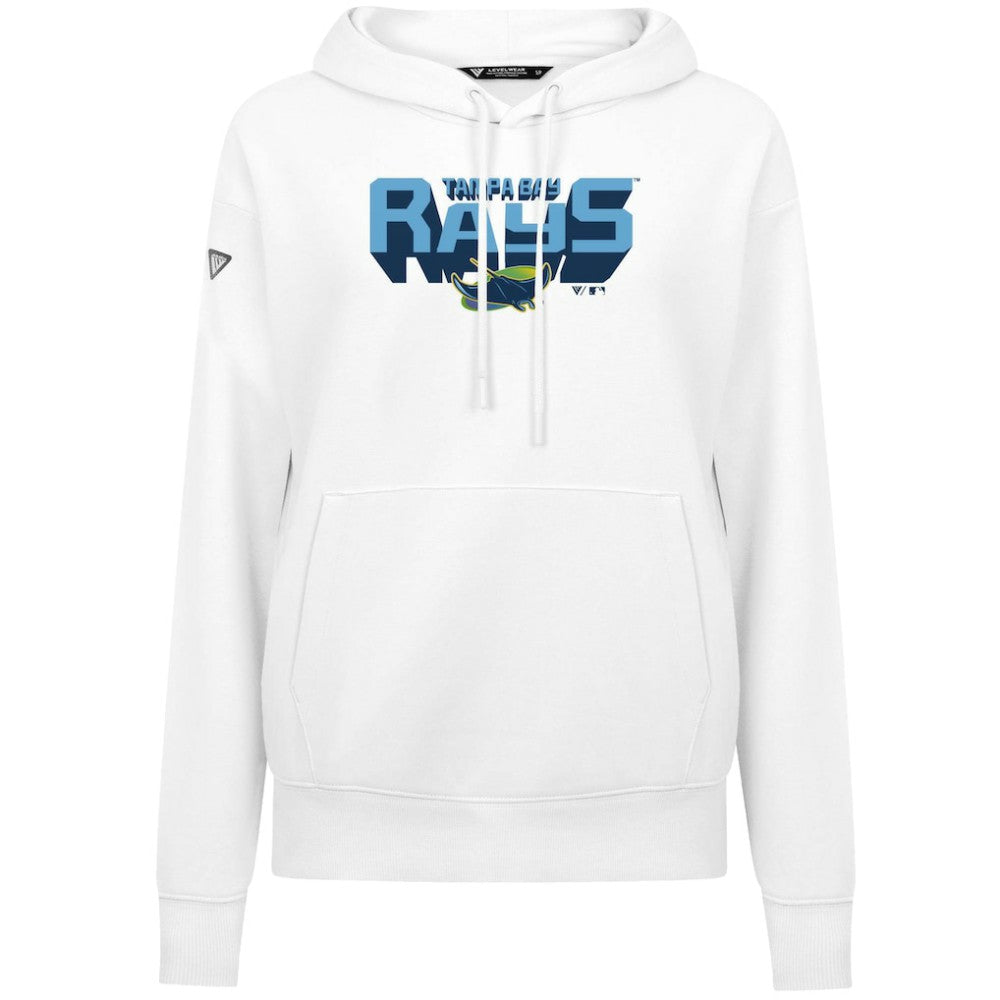 MLB Tampa Bay Rays Levelwear Women's Adorn Retro 3D Pullover Hoodie