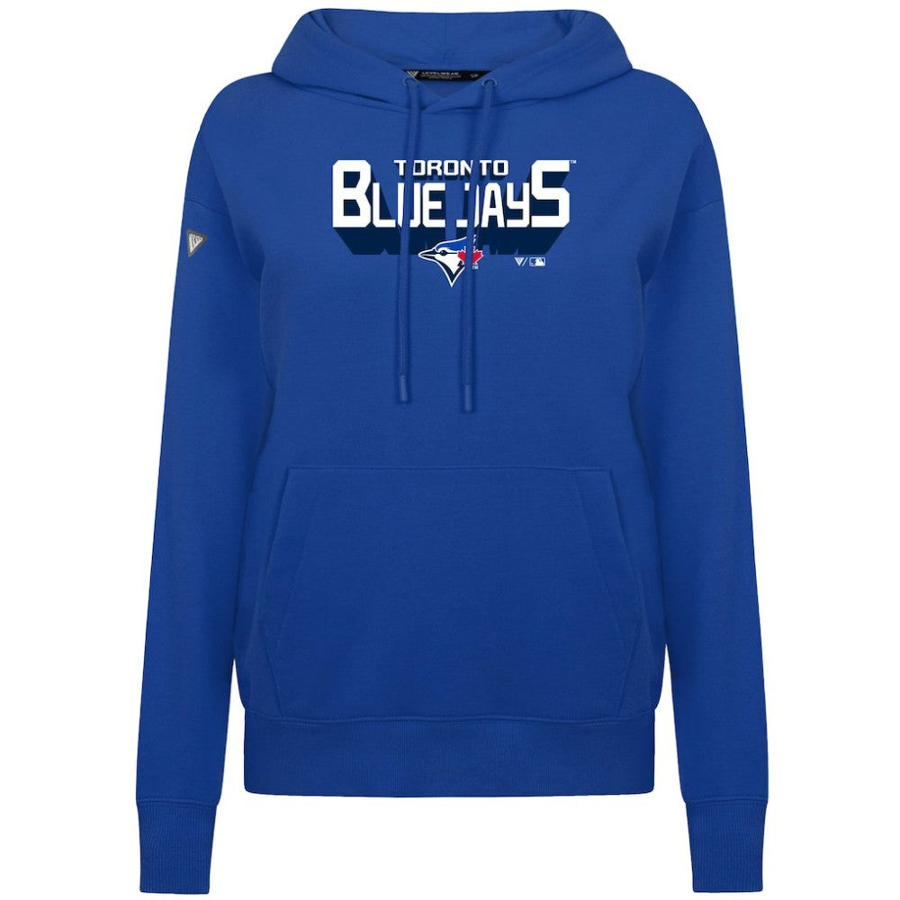 MLB Toronto Blue Jays Levelwear Women's Adorn Retro 3D Pullover Hoodie