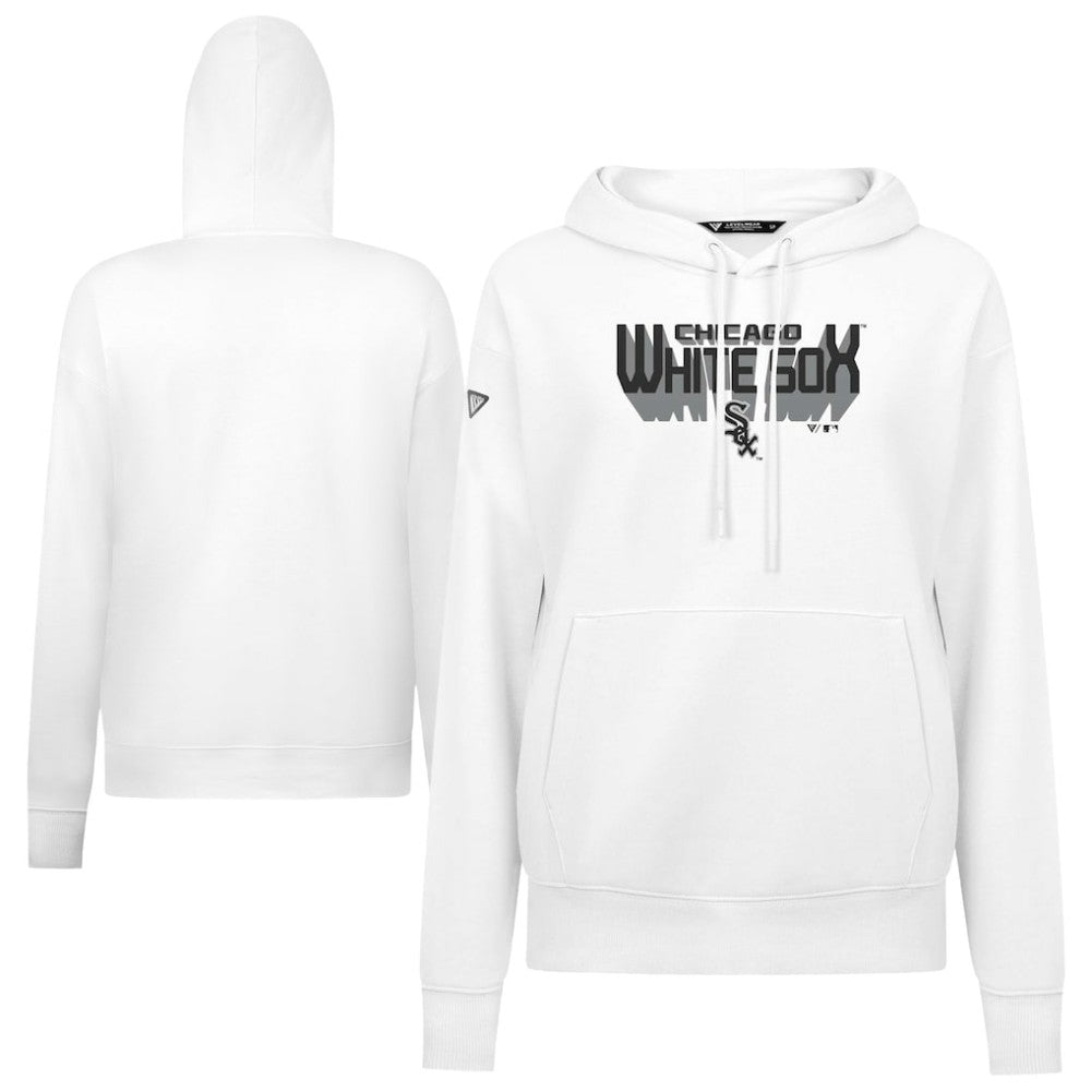 MLB Chicago White Sox Levelwear Women's Adorn Retro 3D Pullover Hoodie