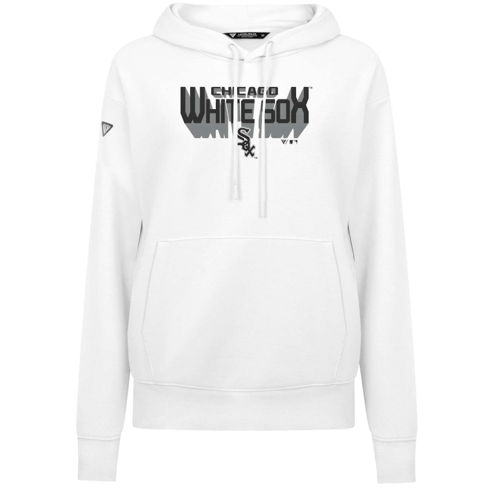 MLB Chicago White Sox Levelwear Women's Adorn Retro 3D Pullover Hoodie