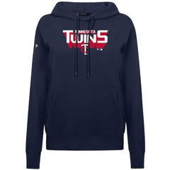 MLB Minnesota Twins Levelwear Women's Adorn Retro 3D Pullover Hoodie