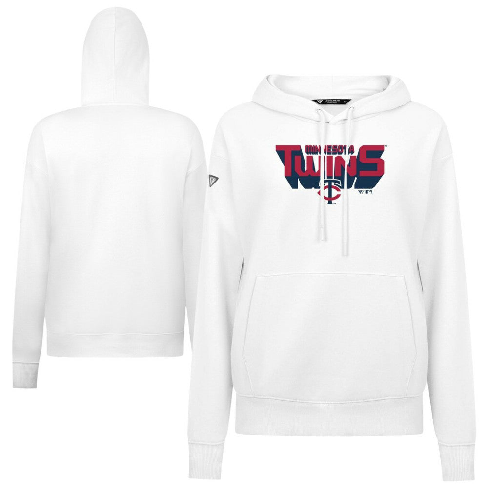 MLB Minnesota Twins Levelwear Women's Adorn Retro 3D Pullover Hoodie