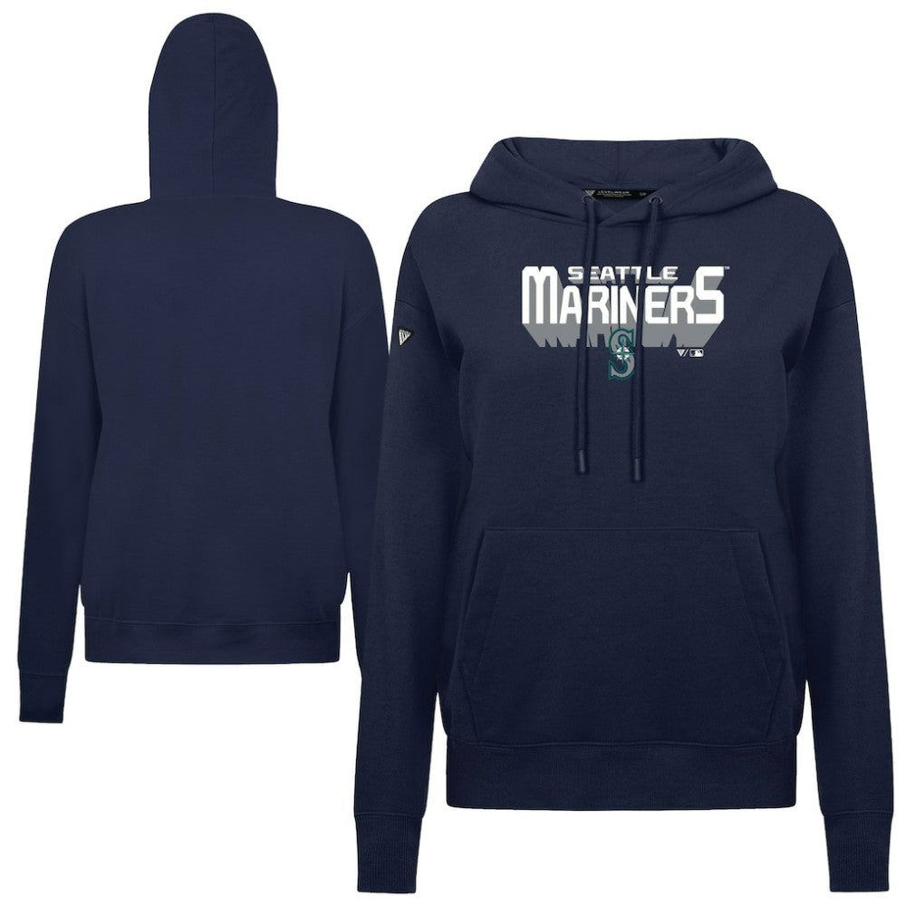 MLB Seattle Mariners Levelwear Women's Adorn Retro 3D Pullover Hoodie