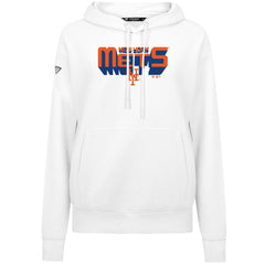 MLB New York Mets Levelwear Women's Adorn Retro 3D Pullover Hoodie