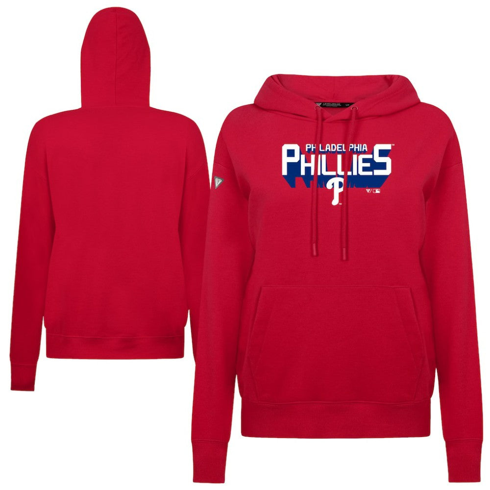 MLB Philadelphia Phillies Levelwear Women's Adorn Retro 3D Pullover Hoodie