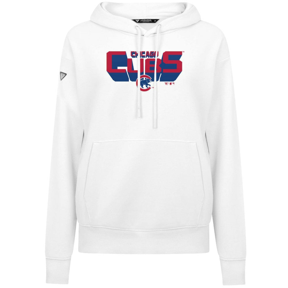 MLB Chicago Cubs Levelwear Women's Adorn Retro 3D Pullover Hoodie