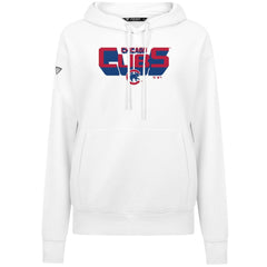 MLB Chicago Cubs Levelwear Women's Adorn Retro 3D Pullover Hoodie