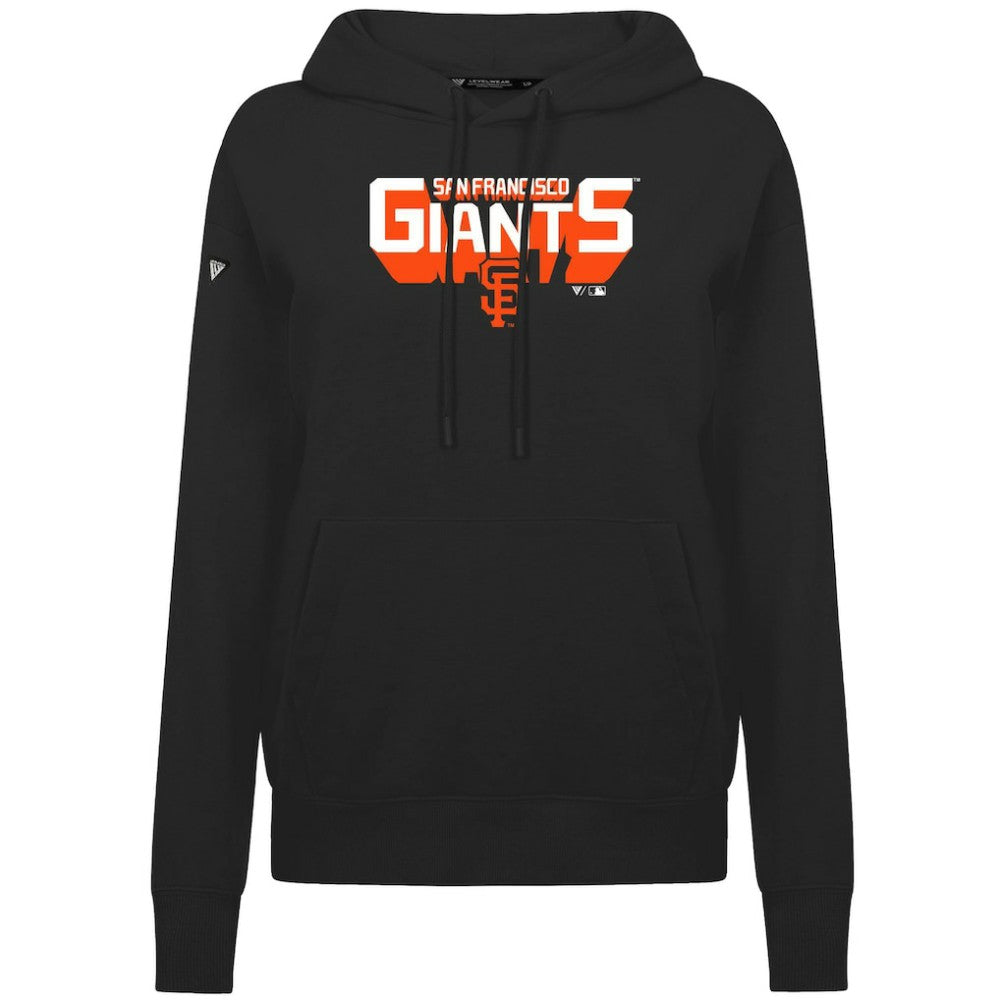 MLB San Francisco Giants Levelwear Women's Adorn Retro 3D Pullover Hoodie