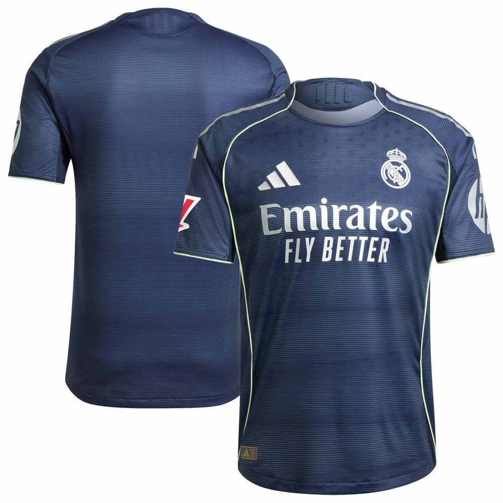 Real Madrid 2025/26 Away Jersey - Adidas Blue