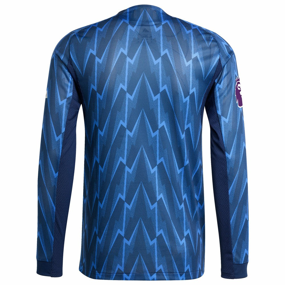 Arsenal 2025/26 Away Long Sleeve Jersey with Patch - Adidas Blue