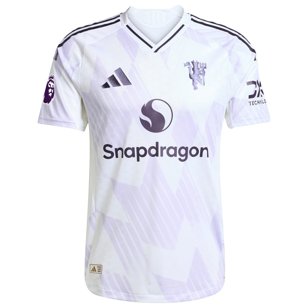 Manchester United 2025/26 Away Custom Jersey - Adidas White