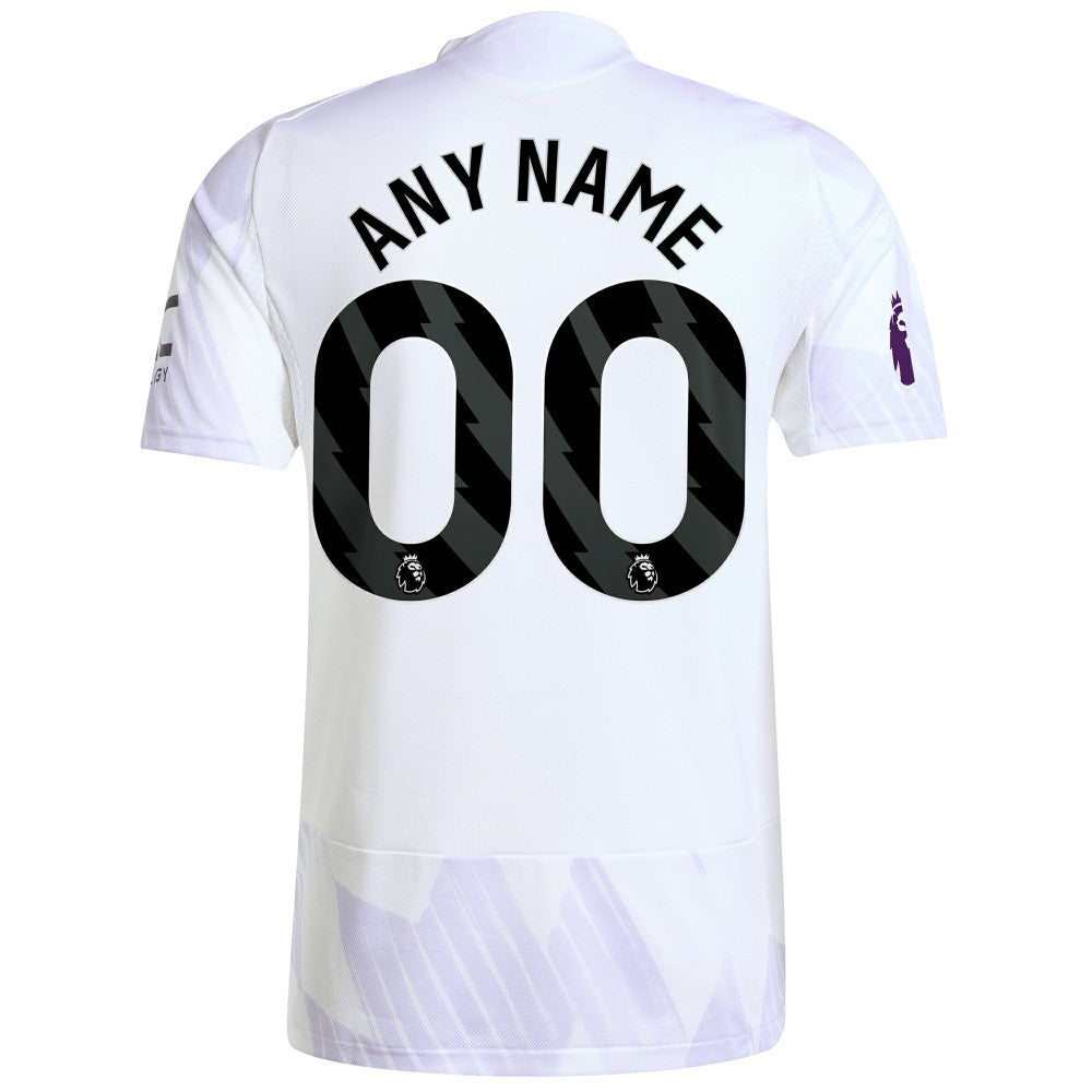 Manchester United 2025/26 Away Custom Jersey - Adidas White