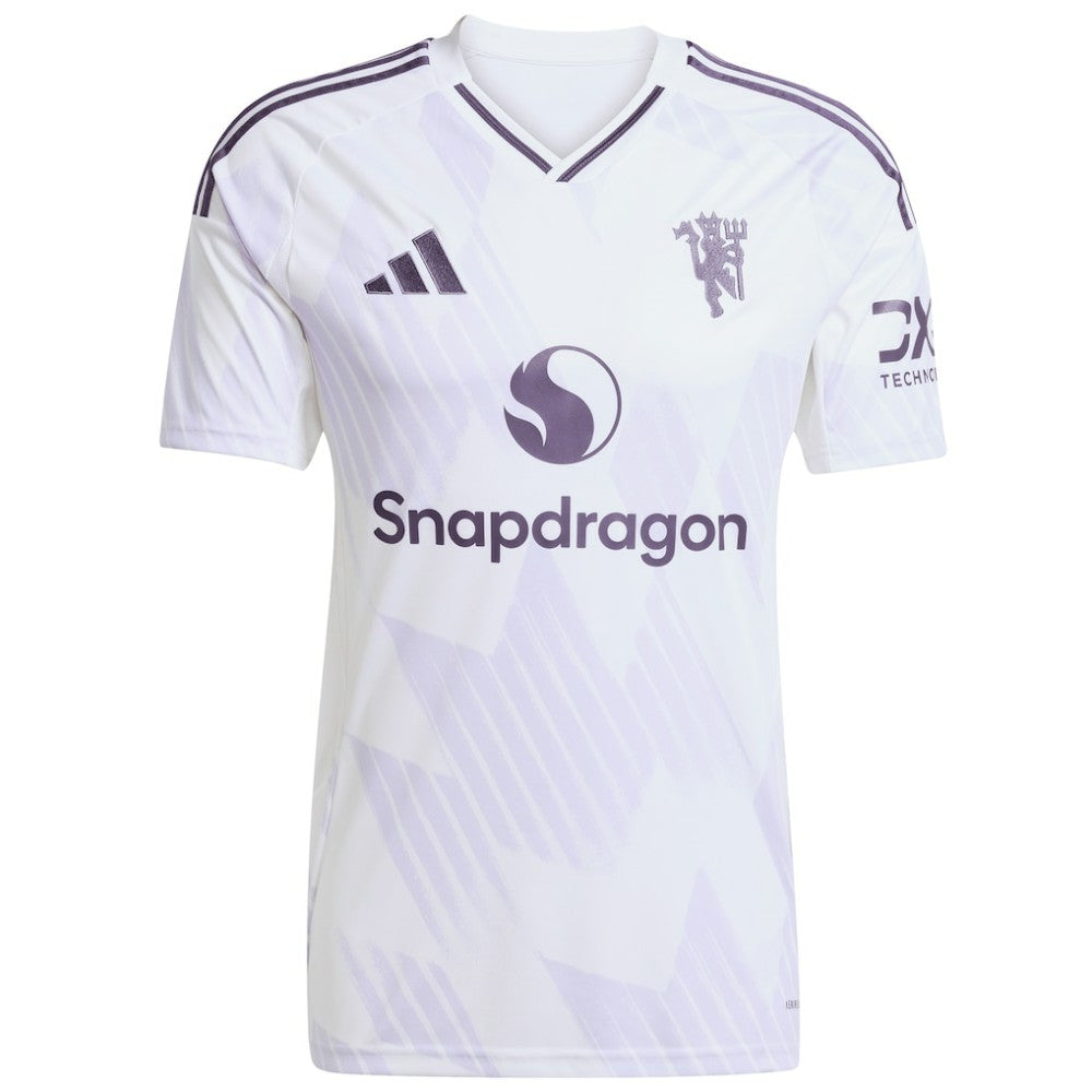Manchester United 2025/26 Away Replica Custom Jersey - Adidas White