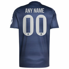 Real Madrid 2025/26 Away Replica Custom Jersey - Adidas Blue