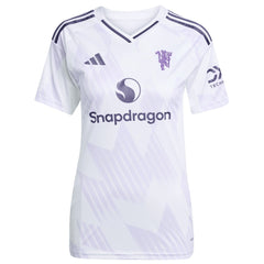 Manchester United Women's 2025/26 Away Replica Custom Jersey - Adidas White