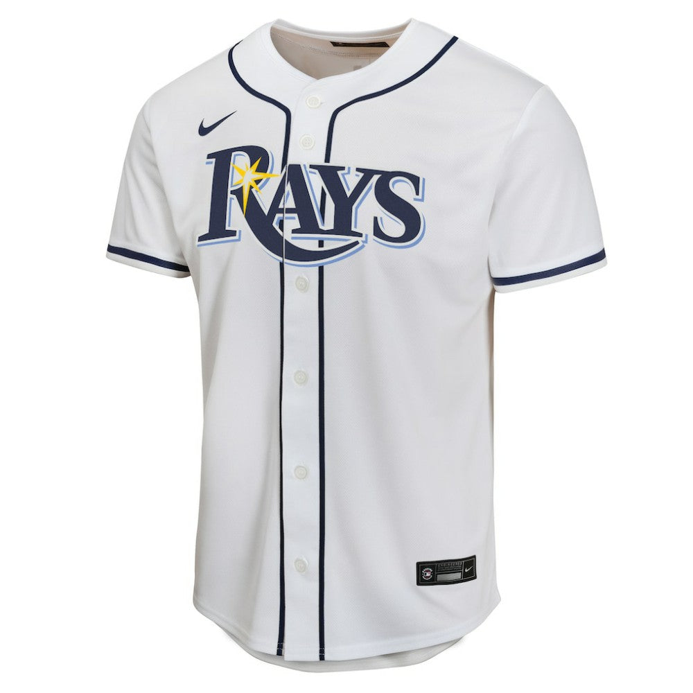 MLB Junior Caminero Tampa Bay Rays Nike Youth Home Player Game Jersey