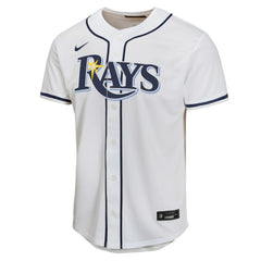 MLB Junior Caminero Tampa Bay Rays Nike Youth Home Player Game Jersey