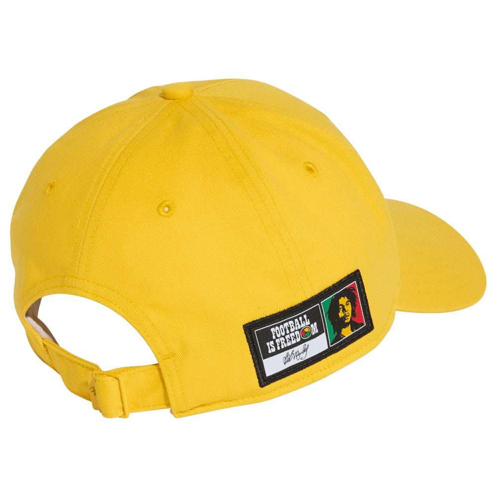 Jamaica National Team Unisex Team Baseball Adjustable Hat - Adidas Yellow