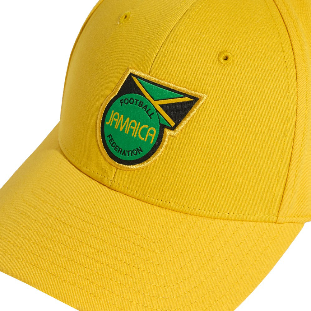 Jamaica National Team Unisex Team Baseball Adjustable Hat - Adidas Yellow