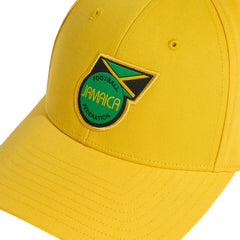 Jamaica National Team Unisex Team Baseball Adjustable Hat - Adidas Yellow