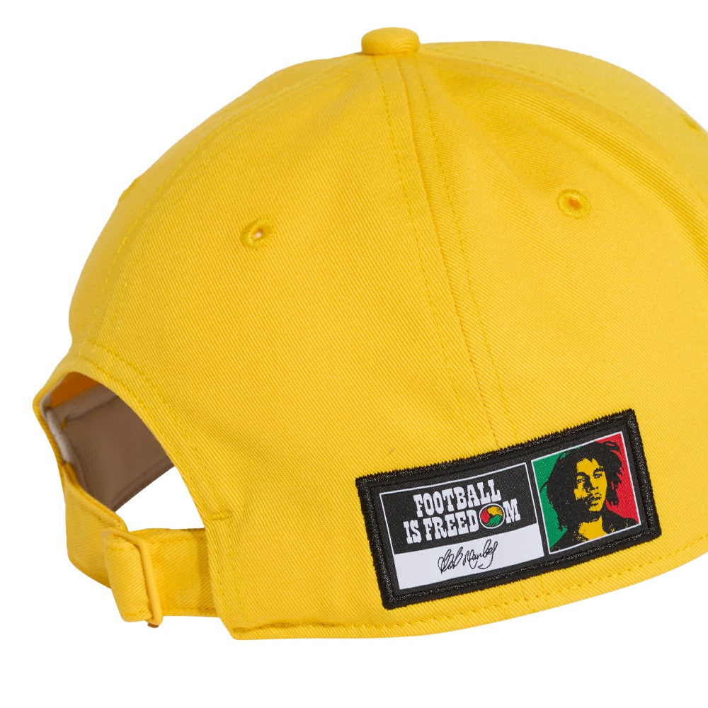 Jamaica National Team Unisex Team Baseball Adjustable Hat - Adidas Yellow