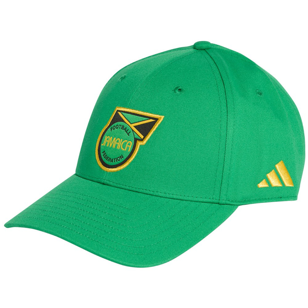 Jamaica National Team Unisex Team Baseball Adjustable Hat - Adidas Green