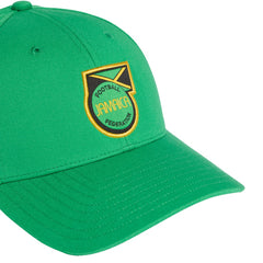 Jamaica National Team Unisex Team Baseball Adjustable Hat - Adidas Green