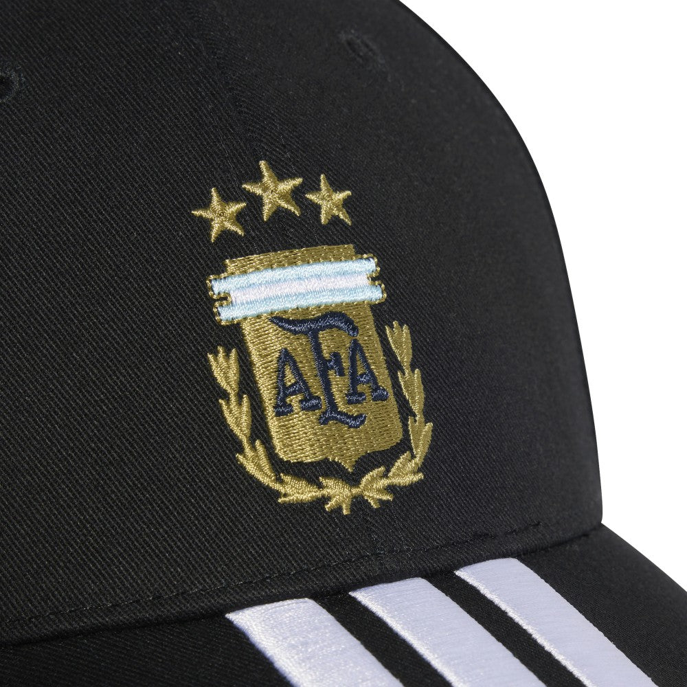 Argentina National Team Unisex FIFA x World Cup Team Baseball Adjustable Hat - Adidas Black