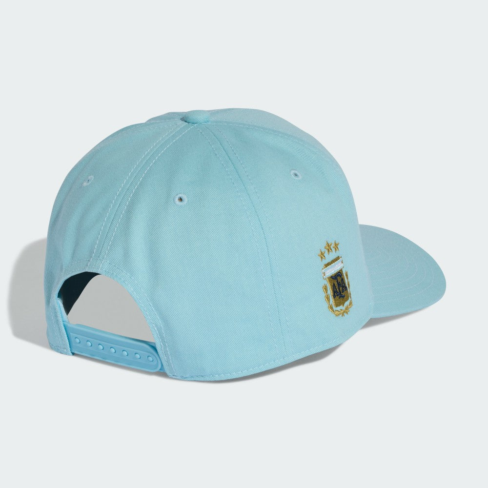 Argentina National Team Unisex FIFA x World Cup Team Snapback Hat - Adidas Light Blue