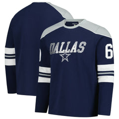 G-III Sports by Carl Banks Adaptive Lord Stanley Crewneck Sweatshirt - Dallas Cowboys