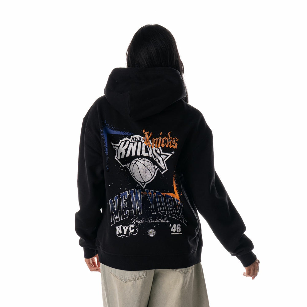 NBA New York Knicks The Wild Collective Unisex Splatter Premium Hoodie