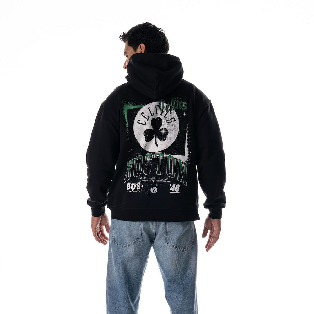 NBA Boston Celtics The Wild Collective Unisex Splatter Premium Hoodie