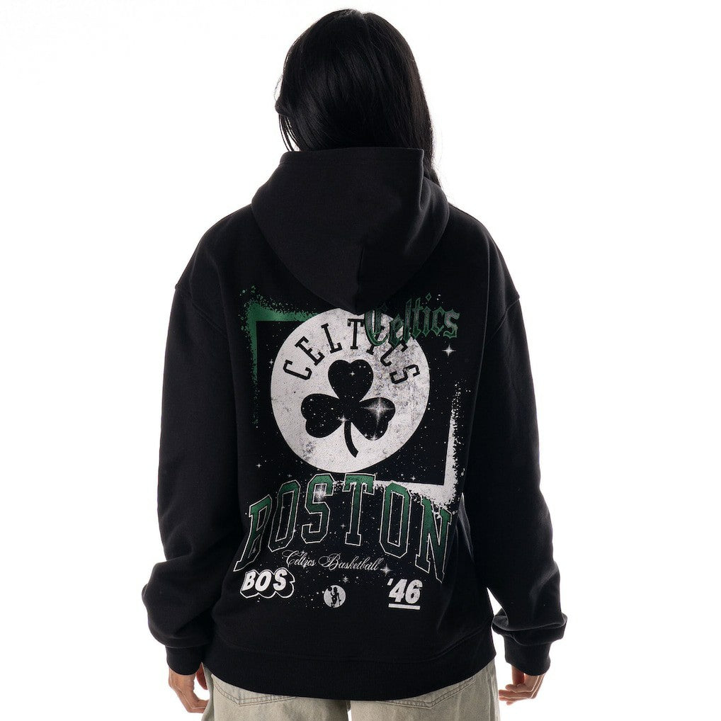 NBA Boston Celtics The Wild Collective Unisex Splatter Premium Hoodie