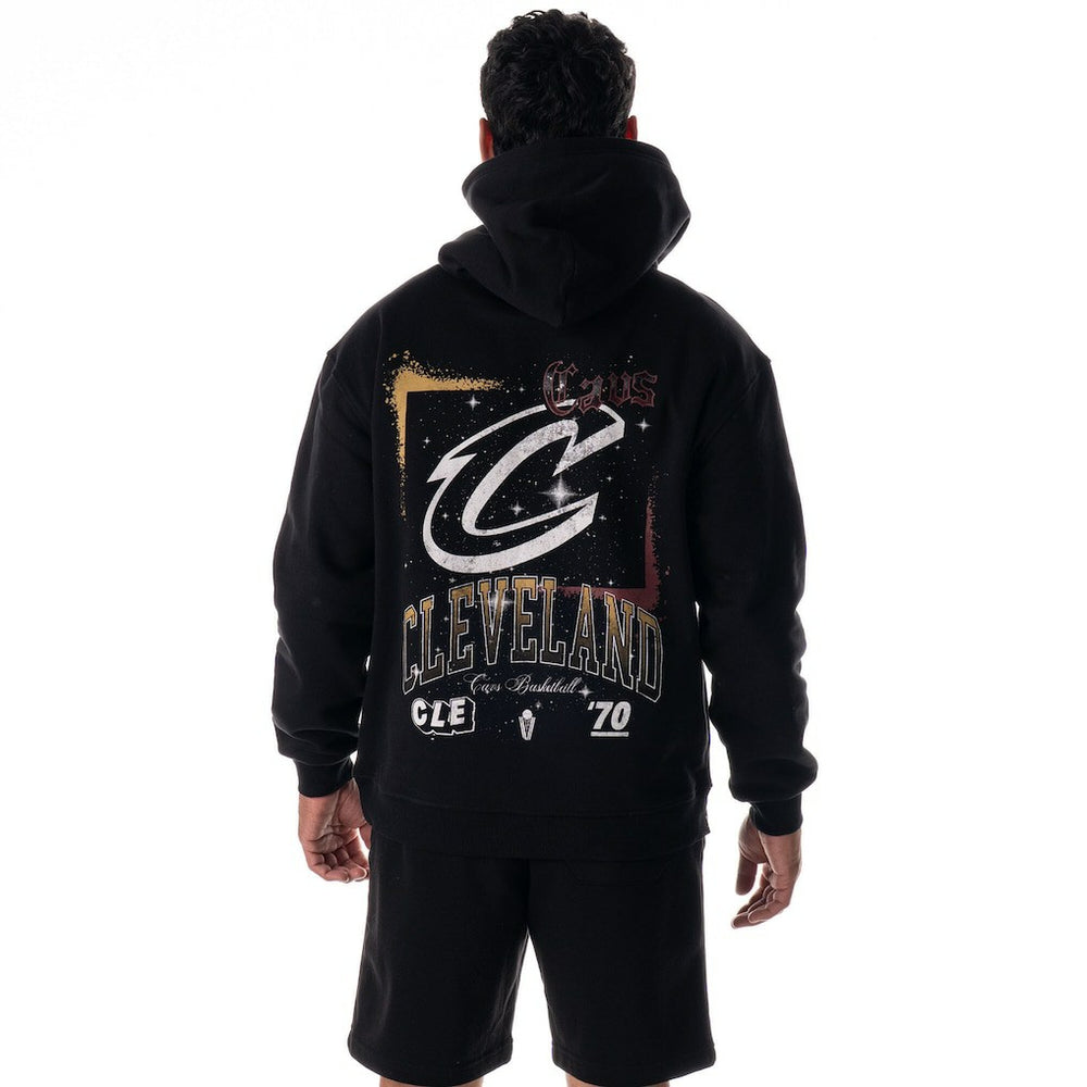 NBA Cleveland Cavaliers The Wild Collective Unisex Splatter Premium Hoodie