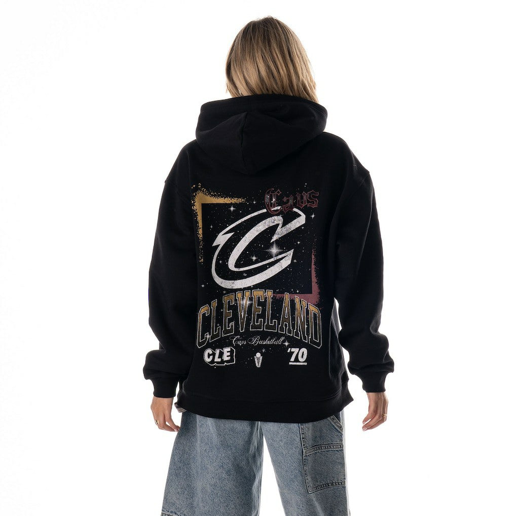NBA Cleveland Cavaliers The Wild Collective Unisex Splatter Premium Hoodie