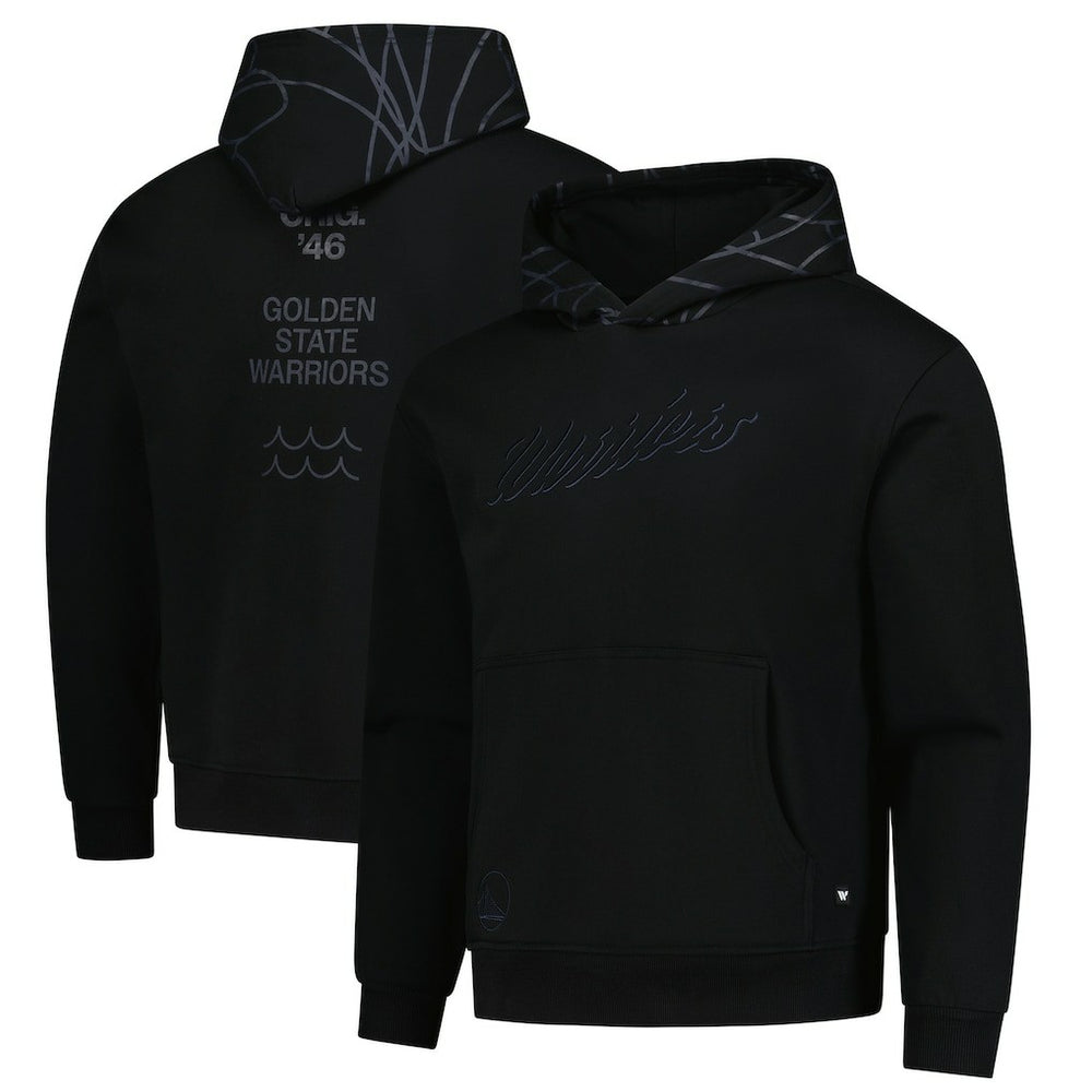 NBA Golden State Warriors The Wild Collective Unisex Blackout Hoodie discount