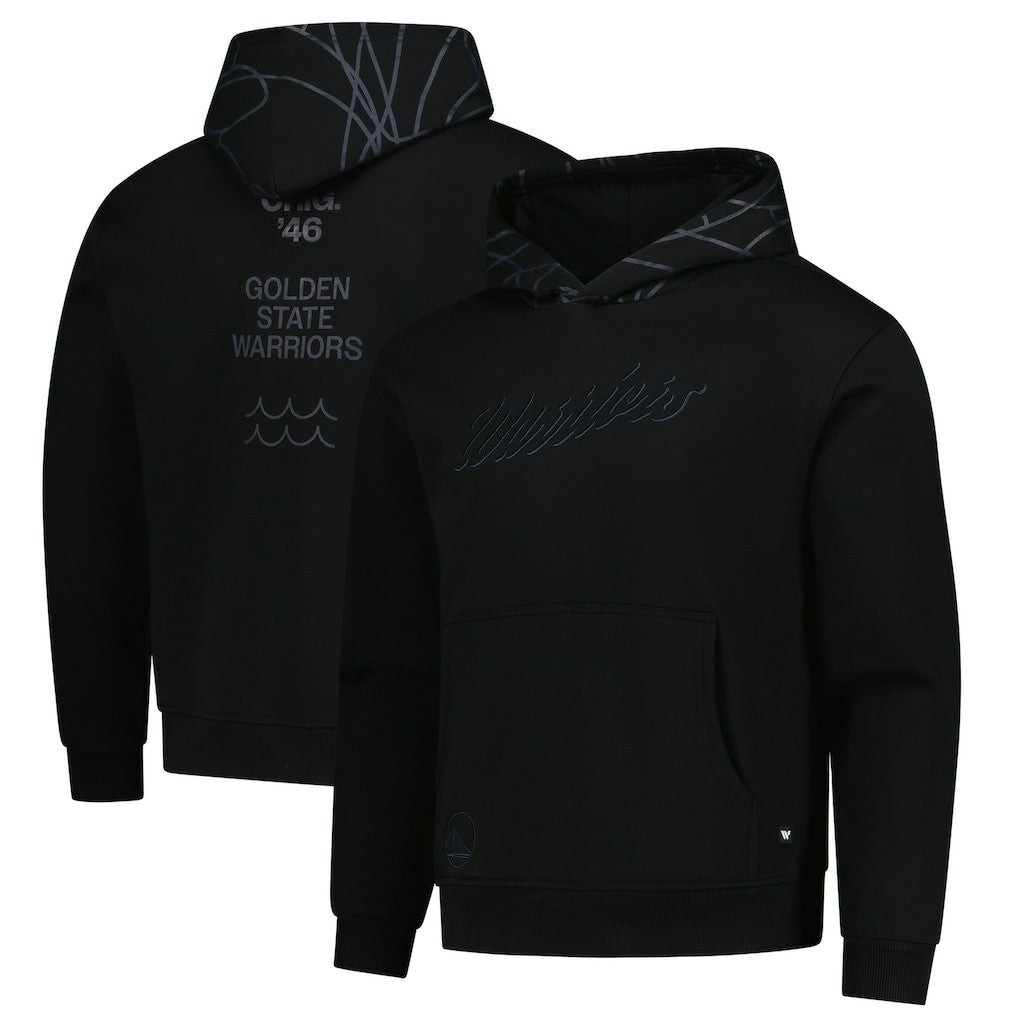 NBA Golden State Warriors The Wild Collective Unisex Blackout Hoodie discount