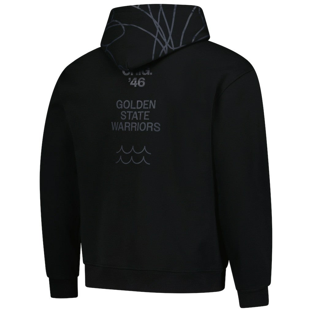 NBA Golden State Warriors The Wild Collective Unisex Blackout Hoodie discount