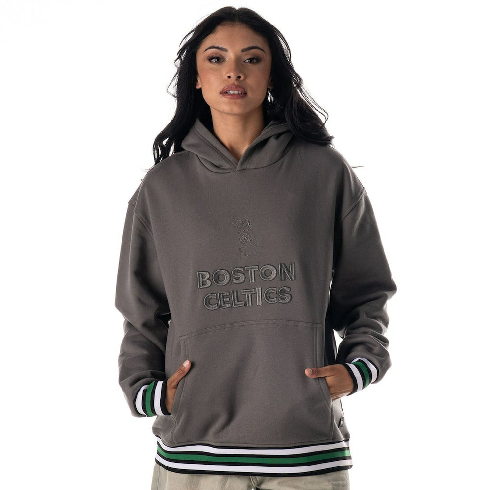 NBA Boston Celtics The Wild Collective Unisex Custom Rib Tonal Premium Hoodie