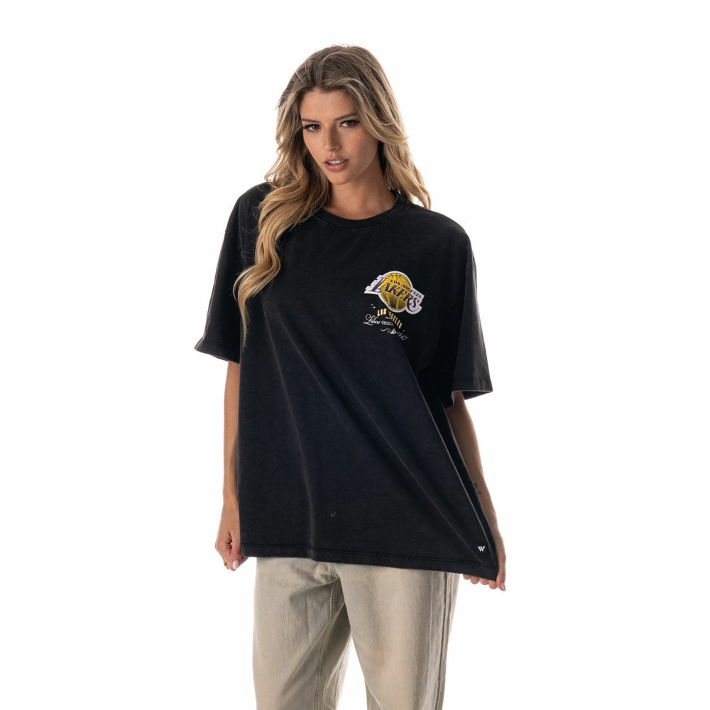 NBA Los Angeles Lakers The Wild Collective Unisex Oversized Streetwear T-Shirt