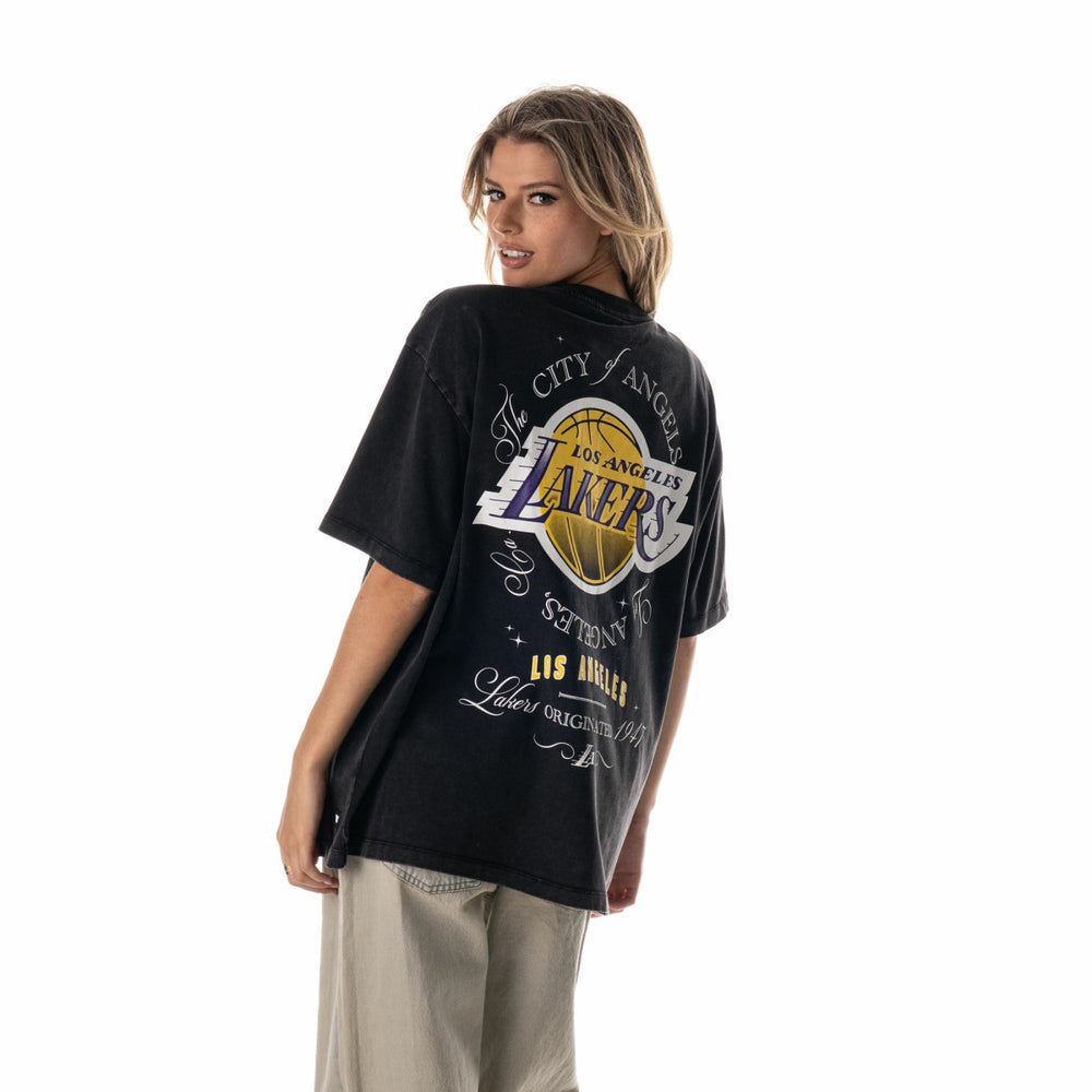 NBA Los Angeles Lakers The Wild Collective Unisex Oversized Streetwear T-Shirt