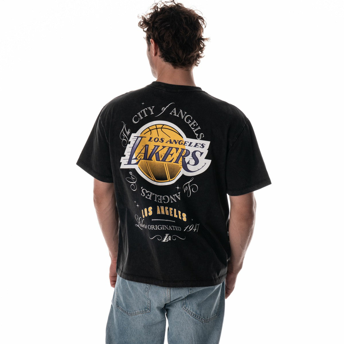 NBA Los Angeles Lakers The Wild Collective Unisex Oversized Streetwear T-Shirt