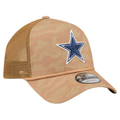 Wheat Camo 9FORTY Trucker Adjustable Hat - Dallas Cowboys