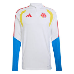 Colombia National Team FIFA x World Cup 2026 Tiro Quarter-Zip Training Top - Adidas White