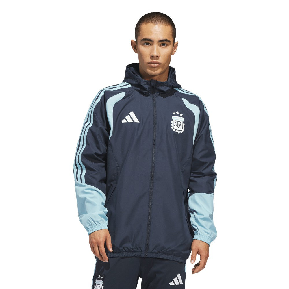 Argentina National Team FIFA x World Cup 2026 Tiro All Weather Full-Zip Jacket - Adidas Navy