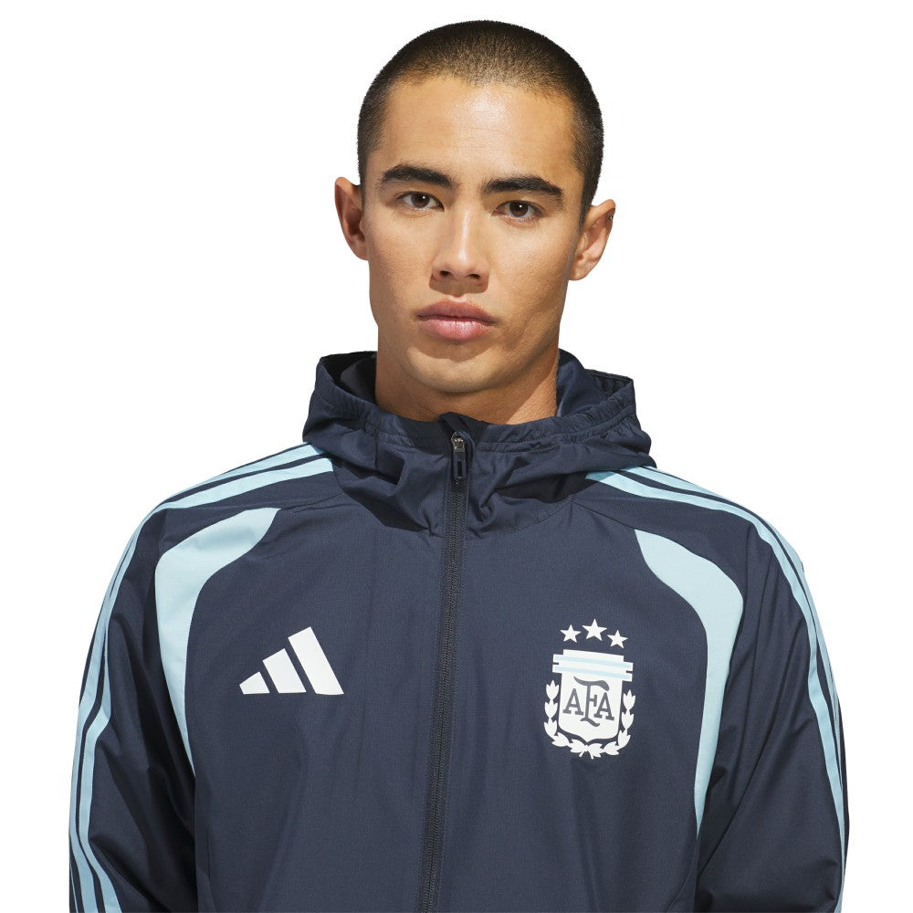Argentina National Team FIFA x World Cup 2026 Tiro All Weather Full-Zip Jacket - Adidas Navy