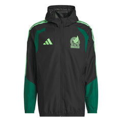 Mexico National Team FIFA x World Cup 2026 Tiro All Weather Full-Zip Jacket - Adidas Black