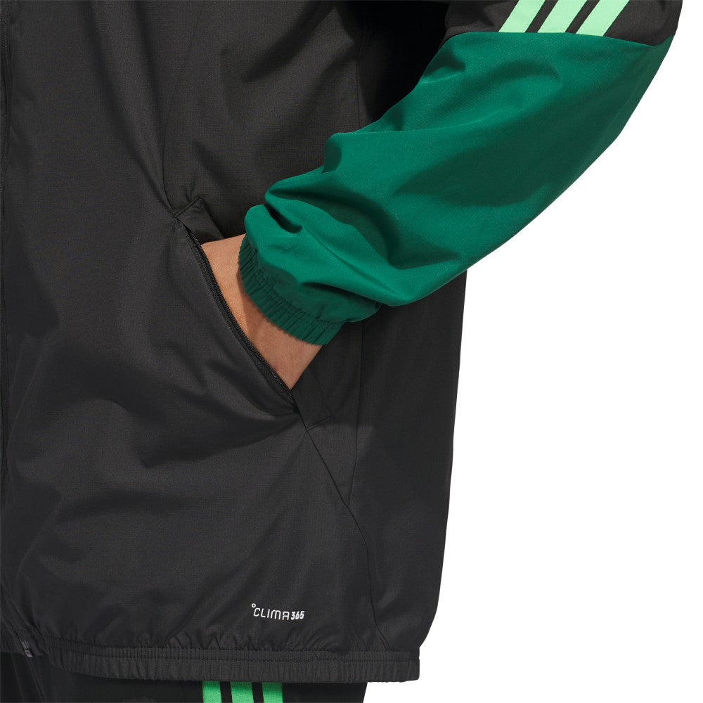 Mexico National Team FIFA x World Cup 2026 Tiro All Weather Full-Zip Jacket - Adidas Black